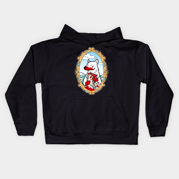 Eat Cute Kids Hoodie by Raven's Random